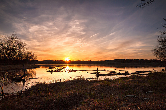 Sunset at Wehrspann Lake XIV