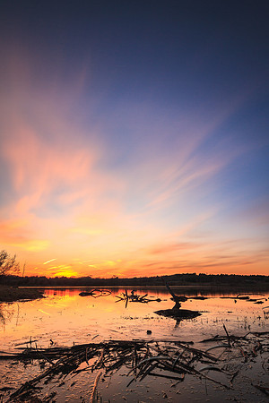 Sunset at Wehrspann Lake V