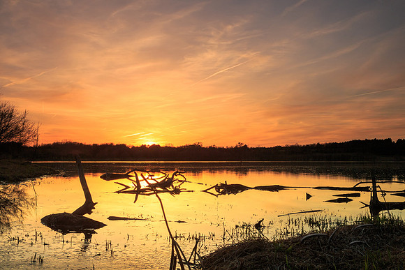 Sunset at Wehrspann Lake XXIII