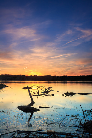 Sunset at Wehrspann Lake XX
